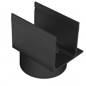Łącznik odwodnieniowy Slimline asymetryczny z odpływem pionowym Ø110 mm