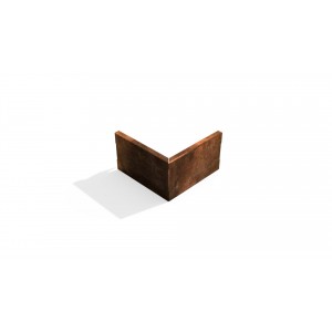 Kątownik trawnikowy narożny ze stali Corten 25x15x2 cm