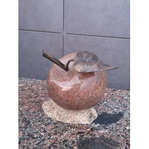 Granit dekoracyjny jabłko brąz, 27x32cm (Kłajpeda) - 08