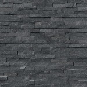 Kamienny panel "Czarny mat" 10x36 cm, m2 (wymiar S)