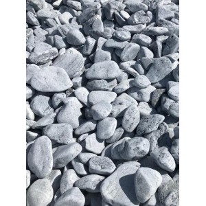 Srebrne polerowane kamyki dekoracyjne 10/30; 30/60 mm. 20 kg