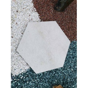 Stopy sześciokątne Bianco (52-60x2cm)