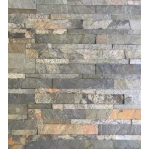 Panel kamienny (kwarcyt) Green-Lake 15x60cm (S), (1 pudełko = 0,54m2), szt.