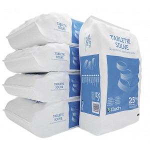 Sól zmiękczająca wodę (tabletki) do filtrów, paleta - 1000kg (40x25kg)