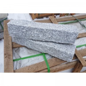 Krawężniki granitowe perłowe łupane 50x10x10 cm, szt.