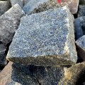 Kostka brukowa granitowa czarna łupana ~10x10x5 cm, 1000 kg 
