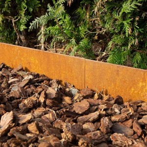 Krawężnik ogrodowy metalowy Corten 1 m