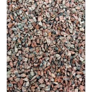 Czerwony cętkowany grys granitowy 2/5 mm, 20 kg