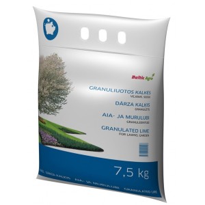 Wapno granulowane do ogrodu, trawnika, 7,5 kg