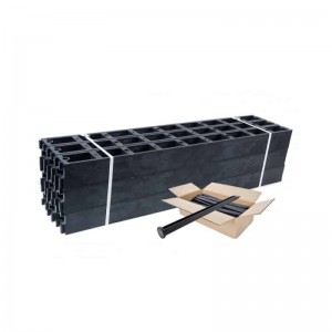 Krawężnik plastikowy 79MM (1m) 18 szt. + 90 szt. kołków plastikowych, komplet.